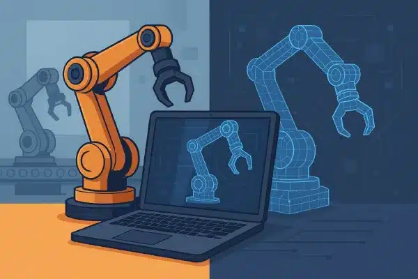 دوقلوی دیجیتال در رباتیک صنعتی