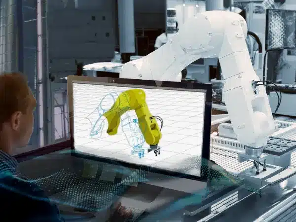 دو قلوی دیجیتال در سیستم رباتیک صنعتی