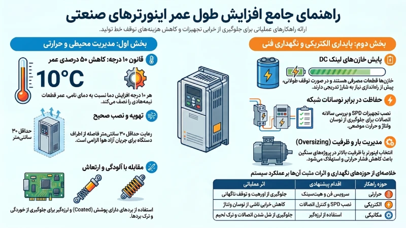 افزایش طول عمر اینورتر