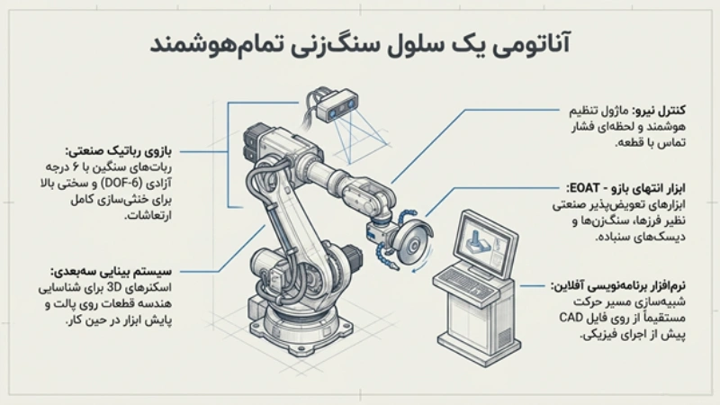 سنگ زنی رباتیک