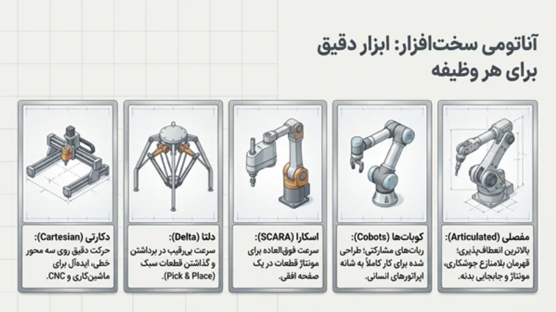 ربات های صنعتی در خودروسازی